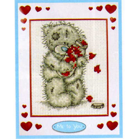 Lots of Love Me to You Bear Cross Stitch Kit inc Mount £13.99